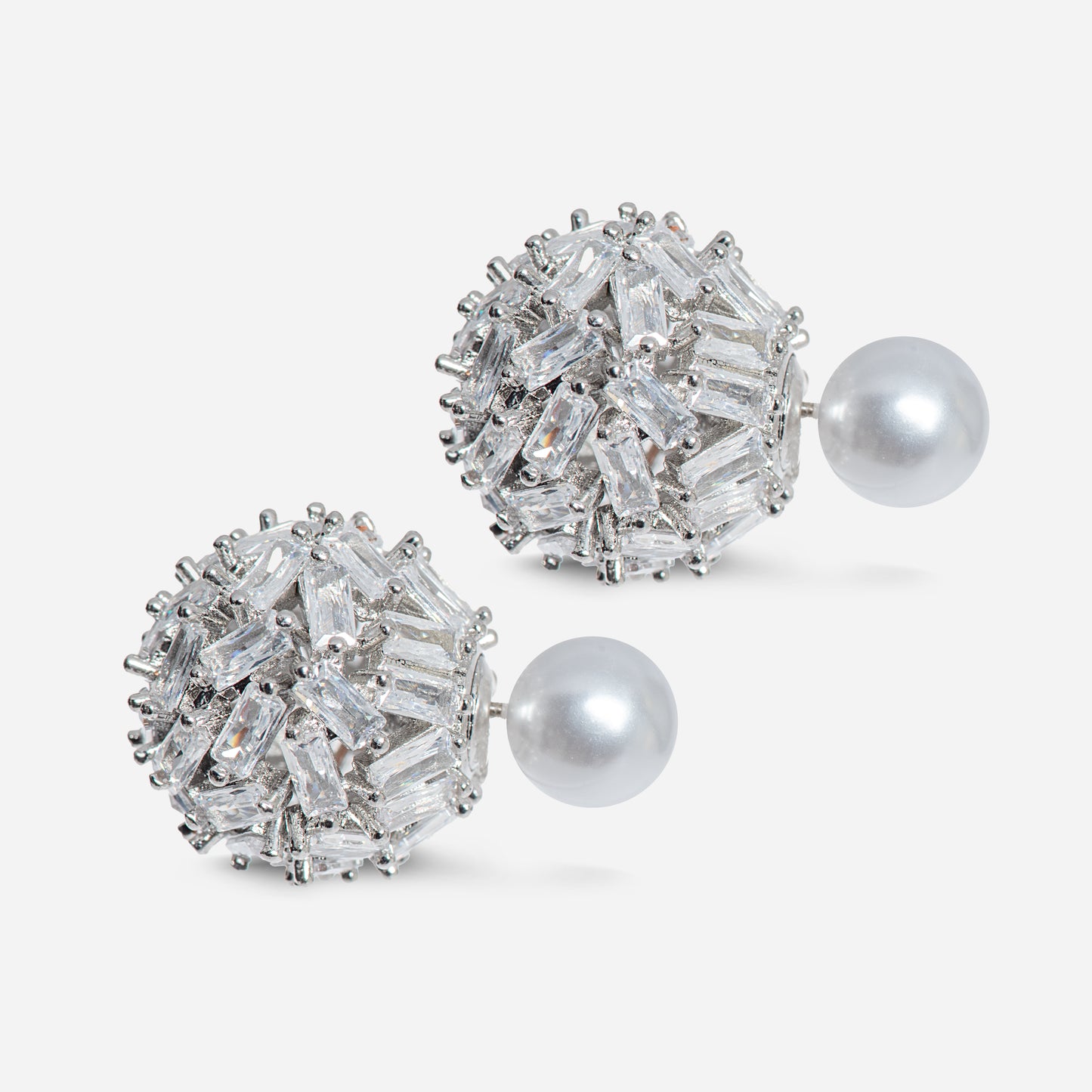 Pearl Baguette Tribal Ohrstecker