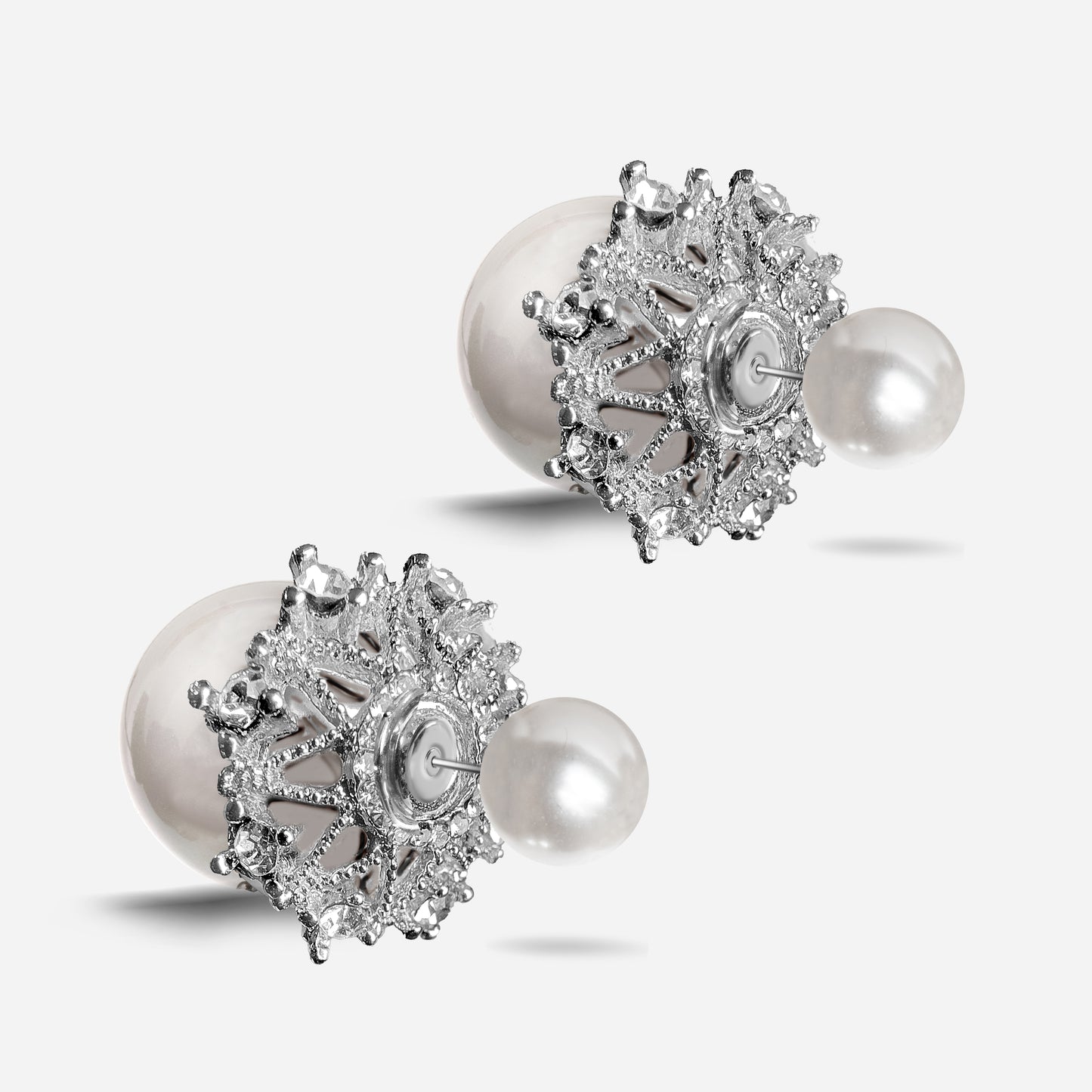 Crystal Pearl Tribal Ohrstecker