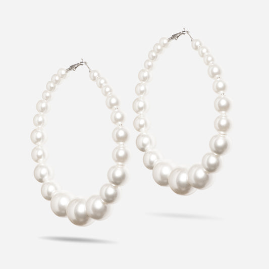 Perlen Ohrringe Statement